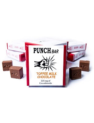 Punch bar toffee