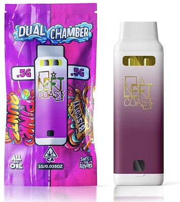 Buy Left Coast - Dual Chamber Disposable - Pink Runtz x Biscotti - 1 ...