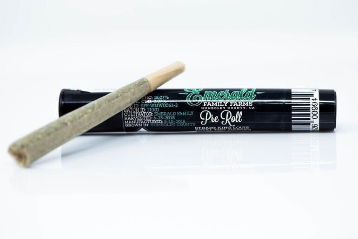 Buy Emerald Family Farms - 1g PreRoll - OG Kush (Indica 21.79%) Online ...